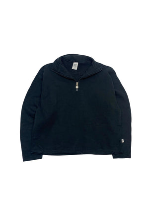 Black Russell Athletic Half-zip Pullover Men's Medium