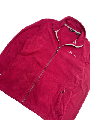Burgundy Berghaus Fleece Jacket Women's XL