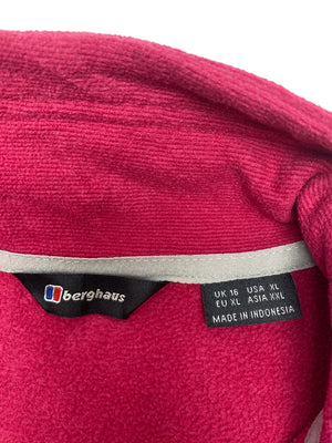 Burgundy Berghaus Fleece Jacket Women's XL