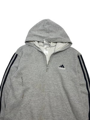 Vintage 90s Grey Adidas Hoodie Women's Medium