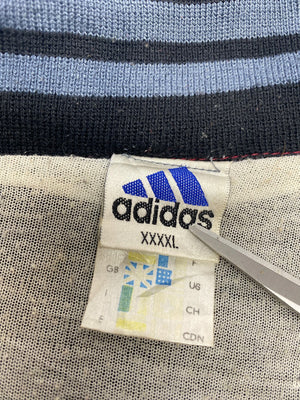 Vintage 90s Grey Adidas Windbreaker Men's XXL