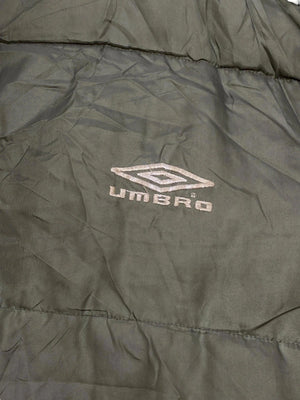 Olive green umbro puffer gilet men's xxl