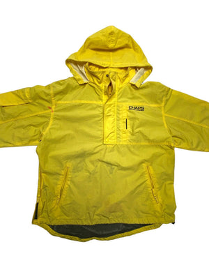 Yellow chaps ralph lauren half-zip windbreaker men's large
