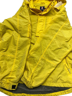 Yellow chaps ralph lauren half-zip windbreaker men's large