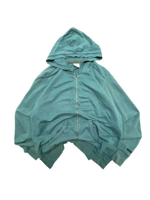 Petrol green columbia zip-through hoodie women's xl
