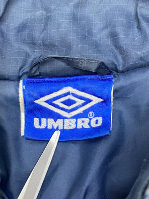 Navy umbro puffer jacket men's xl
