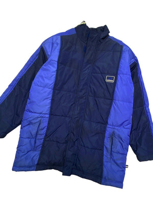 Vintage 90s navy adidas puffer jacket men's xl
