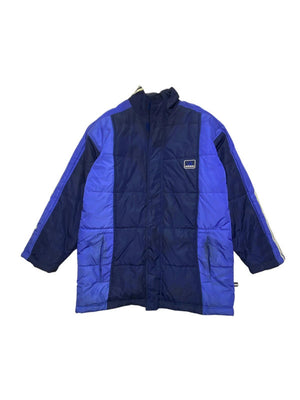 Vintage 90s navy adidas puffer jacket men's xl
