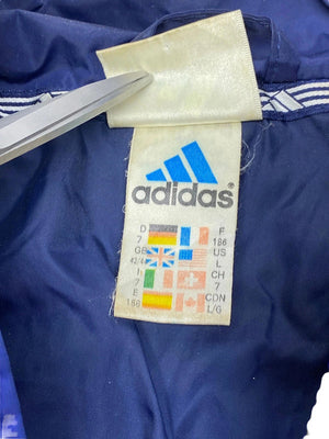 Vintage 90s navy adidas puffer jacket men's xl