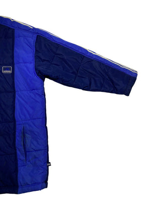 Vintage 90s navy adidas puffer jacket men's xl