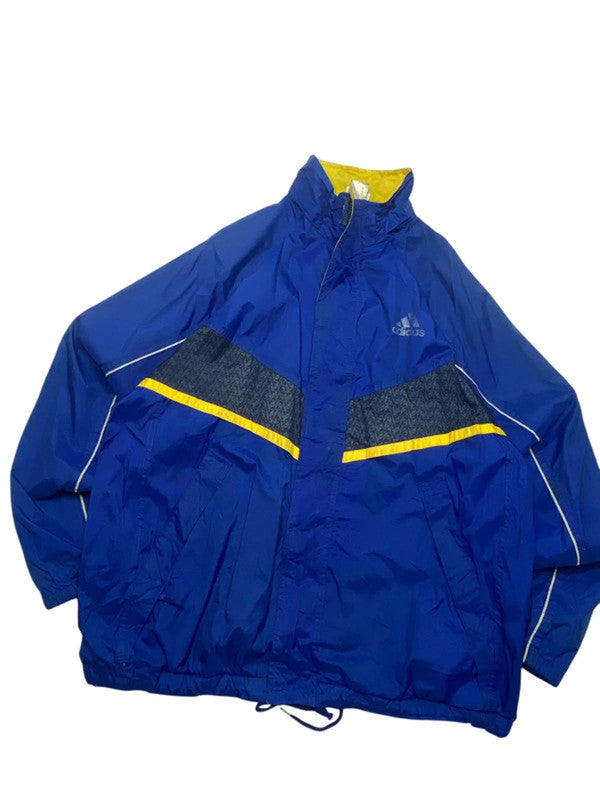 Vintage 90s blue adidas windbreaker men's xl