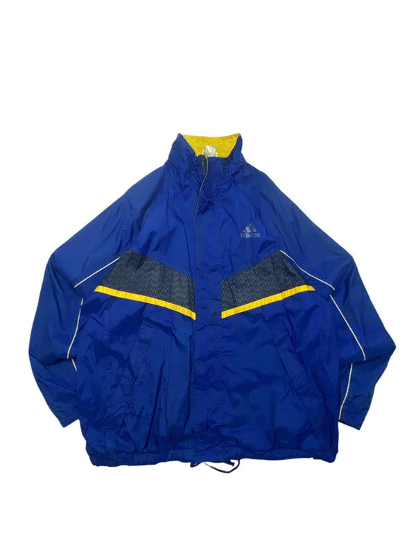 Vintage 90s blue adidas windbreaker men's xl