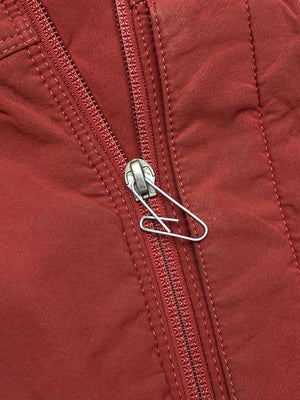 Burgundy the north face raincoat men's medium