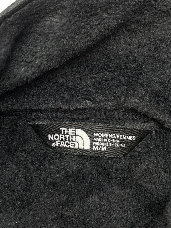 Black the north face fleece jacket women's medium