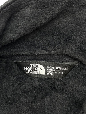 Black the north face fleece jacket women's medium