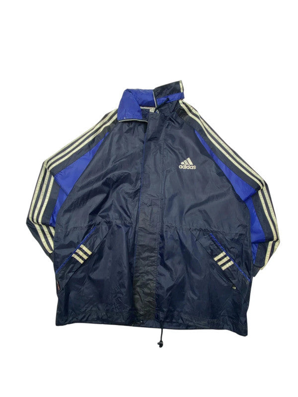 Vintage navy adidas windbreaker men's xxl