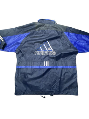 Vintage navy adidas windbreaker men's xxl