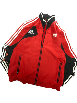 00s Red Adidas Windbreaker Men's Medium