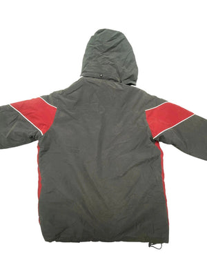 Black fila padded jacket women's large
