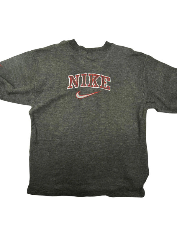 Grey embroidery sweatshirt women's xxl