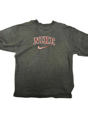 Grey embroidery sweatshirt women's xxl