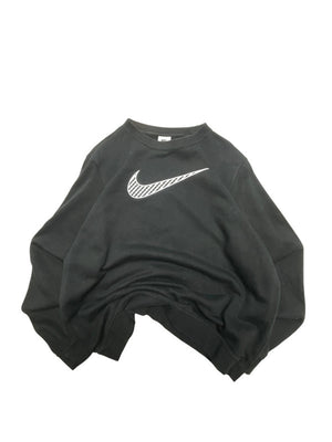 Black nike logo sweatshirt men's large