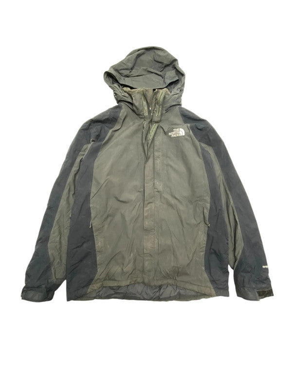 Black the north face raincoat men's large