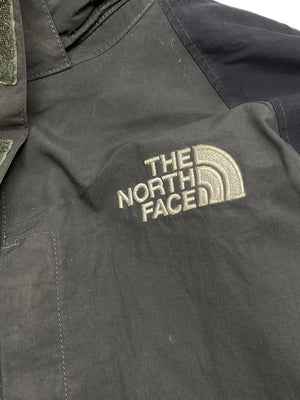 Black the north face raincoat men's large