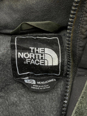 Black the north face raincoat men's large