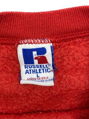 Red russell athletic sweatshirt men's large