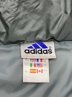 Vintage 90s green adidas puffer jacket men's xl