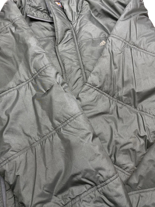 Vintage 90s green adidas puffer jacket men's xl