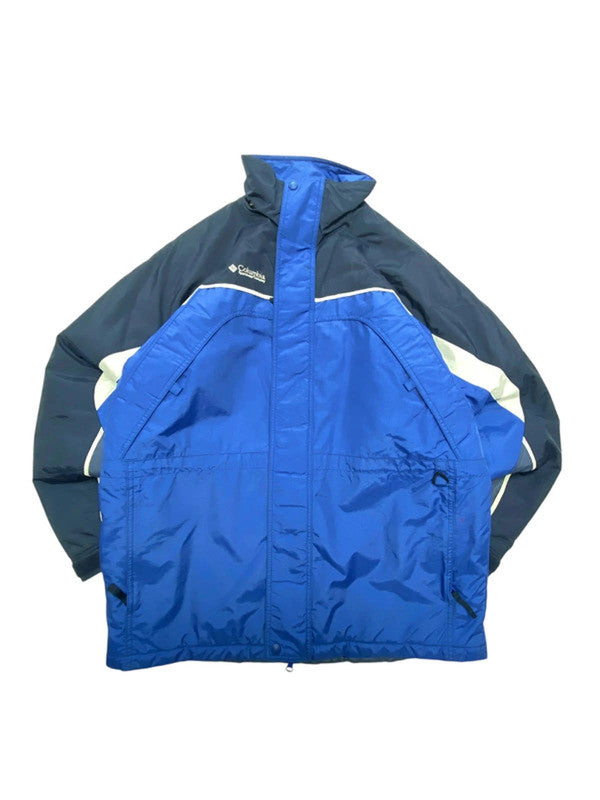 Blue columbia ski jacket men's large