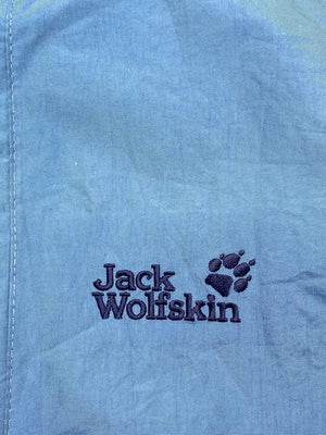 Light blue jack wolfskin raincoat men's xl