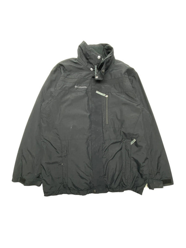 Black columbia ski jacket men's medium