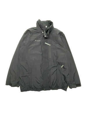 Black columbia ski jacket men's medium