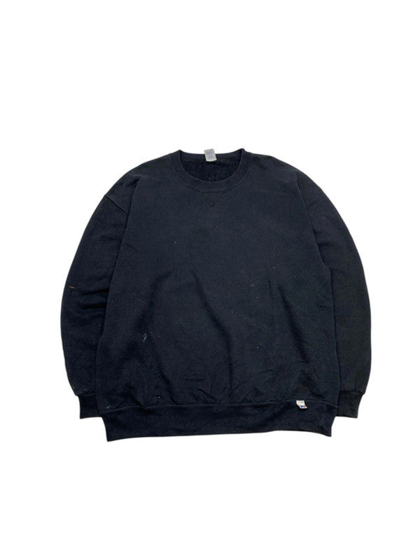 Vintage 90s black russell athletic sweatshirt men's xl