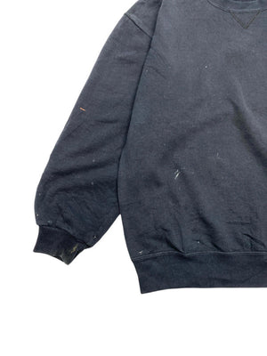 Vintage 90s black russell athletic sweatshirt men's xl