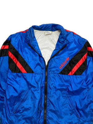 Vintage 90s blue adidas windbreaker men's medium
