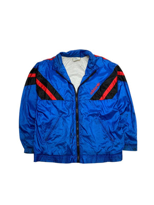 Vintage 90s blue adidas windbreaker men's medium