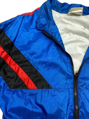 Vintage 90s blue adidas windbreaker men's medium