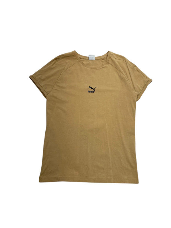 Vintage mustard puma t-shirt men's small