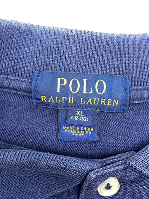 Navy ralph lauren polo-shirt men's small