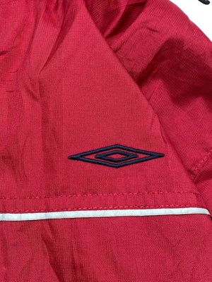 Red Umbro Windbreaker Men's Small