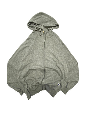 Grey l.l. bean zip-through hoodie women's xl