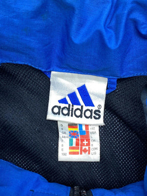 90s blue adidas fifa windbreaker men's xl