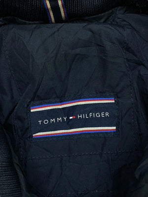 Black tommy hilfiger quilted jacket men's medium