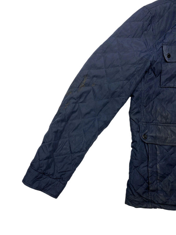 Black tommy hilfiger quilted jacket men's medium
