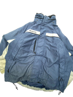 Blue columbia 3-in-1 jacket men's men's xl