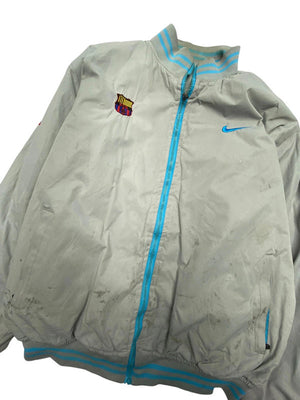 Grey nike fcb windbreaker men's large